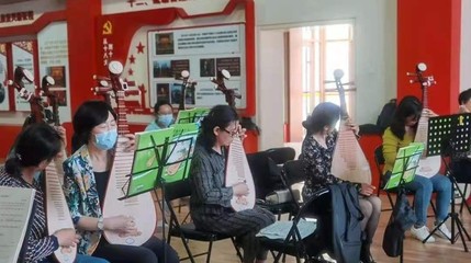 一揉玉弦萬(wàn)般情，彈支紅曲給黨聽(tīng) 文化藝術(shù)交流的深情頌歌